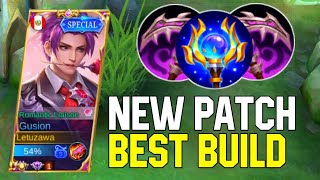 GUSION BEST BUILD FOR NEW UPDATE! | BEST BUILD FOR SOLO RANK | BEST GUSION GAMEPLAY 2022 - MLBB screenshot 4