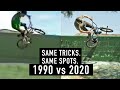 1990 vs 2020? RECREATING 30 YEAR OLD BMX TRICKS