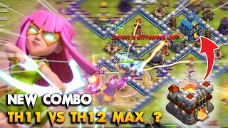 THIS ATTACK DOESN'T MAKE SENSETH11 VS TH12 MAX EASY ?? | Clash Of Clans