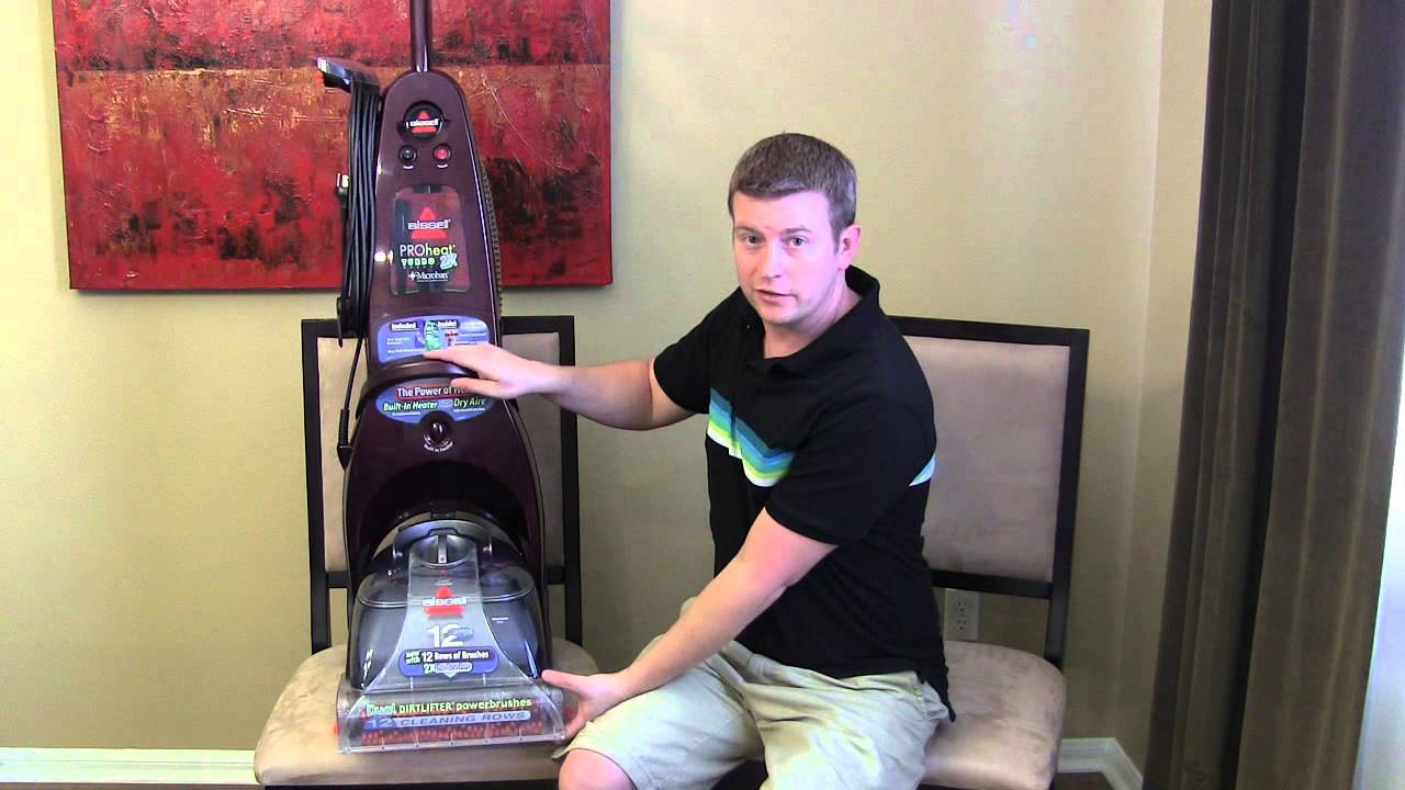 Bissell ProHeat Carpet Cleaner Review - Best home carpet cleaner - YouTube