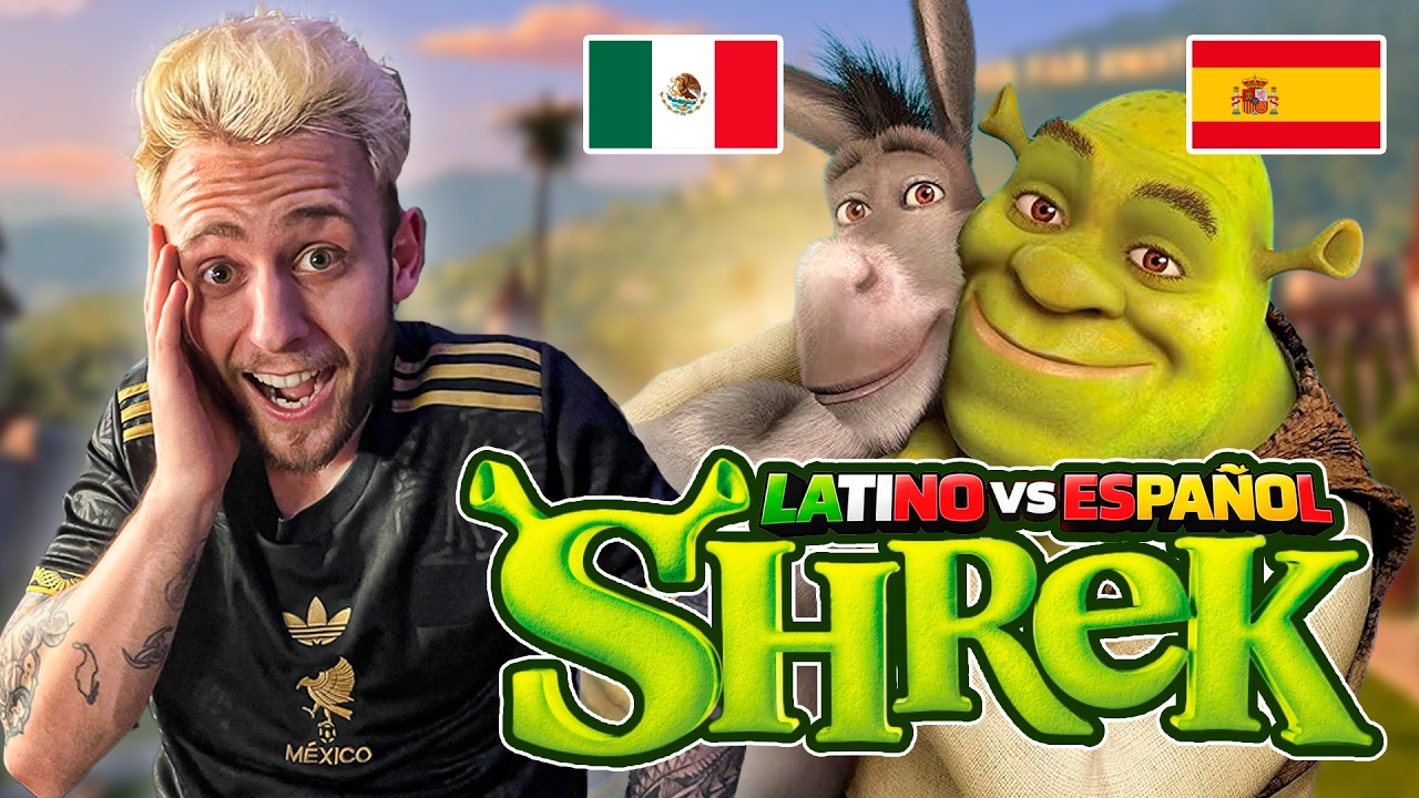 REACCIONANDO al DOBLAJE LATINO de SHREK vs ESPAÑOL CASTELLANO! 🇲🇽