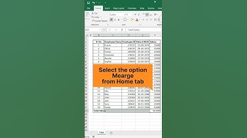 Unmerge & Merge cells in excel #unmerge #merge #exceltricks #excelbasic #exceltips ##advanceexcel