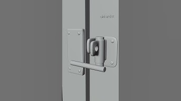 Automatic Gate Latch System #shortsAutomatic door lock \\ #ideas Wooden gate latch
