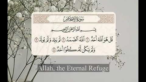 سورة الاخلاص _ هزاع البلوشي _ surah al ikhlas