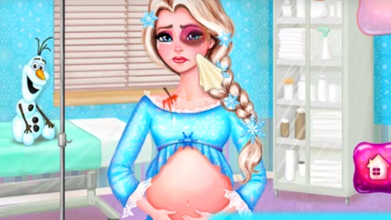 Heal Pregnant Elsa, Baby Kids Game, Frozen Game, Frozen, Pregnant Elsa.