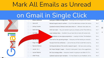 How to mark all read emails as unread in Gmail?