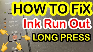 How to FIX ink Run Out | ink Runout sa Canon printer