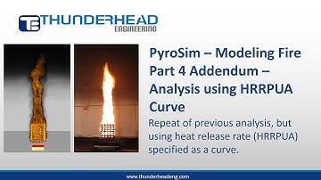 PyroSim: Modeling Fire, Part 4 Addendum -- Re-analysis Using HRRPUA Curve