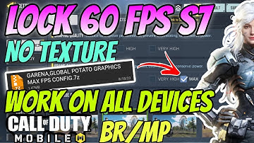 How To UNLOCK MAX FPS🔥in call of duty mobile [SEASON 7] Il codm |I Max fps