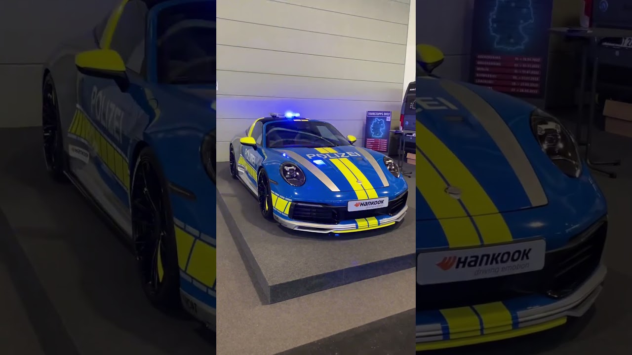 Porsche 911 Police Car Germany 2023 