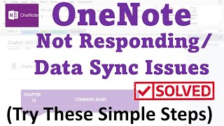 Famous Fix All OneNote Issues | OneNote not Responding | Data sync is not working | Boost Up OneNote Profile