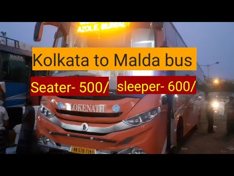 bus travel from kolkata to malda