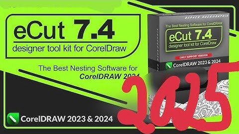 How to Install eCut V7.4 for CorelDRAW X3 to 2025 | Full Working | Unlimited Installation