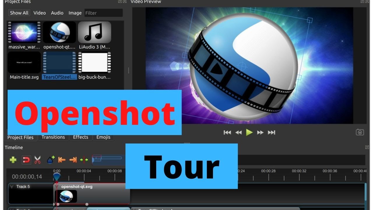 A Quick Tour around Openshot Video Editor - YouTube