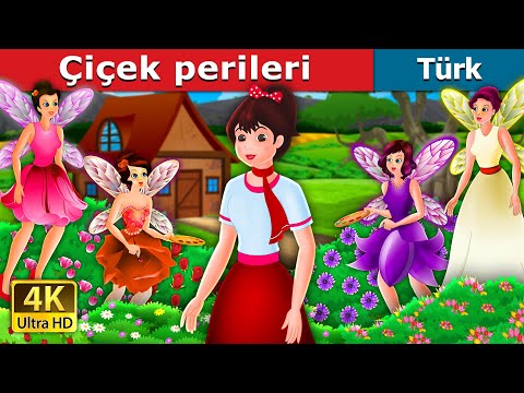 Çiçek perileri | The Flower Fairies Story in Turkish |  @TurkiyaFairyTales