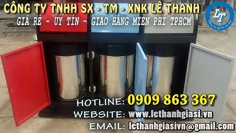 BÁN THÙNG RÁC INOX 2 NGĂN, 3 NGĂN GIÁ RẺ TẠI TPHCM