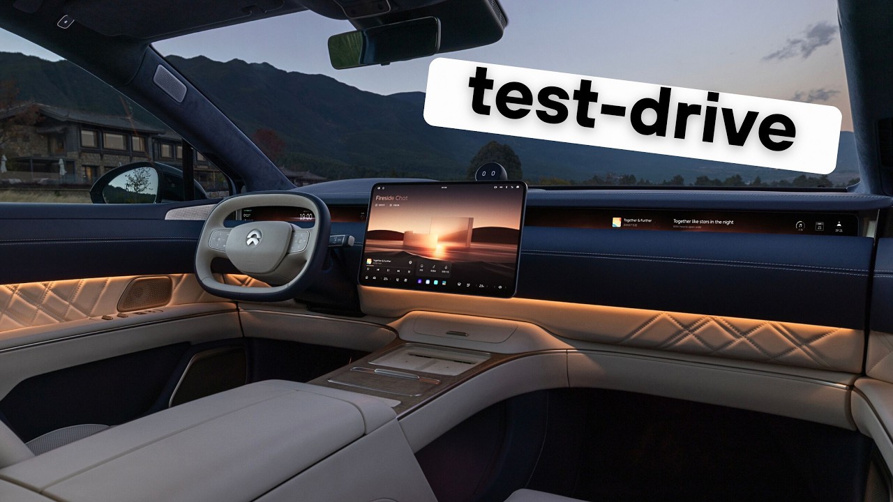 The world's most advanced suspension. Nio ET9. Test drive of a yacht on wheels. 