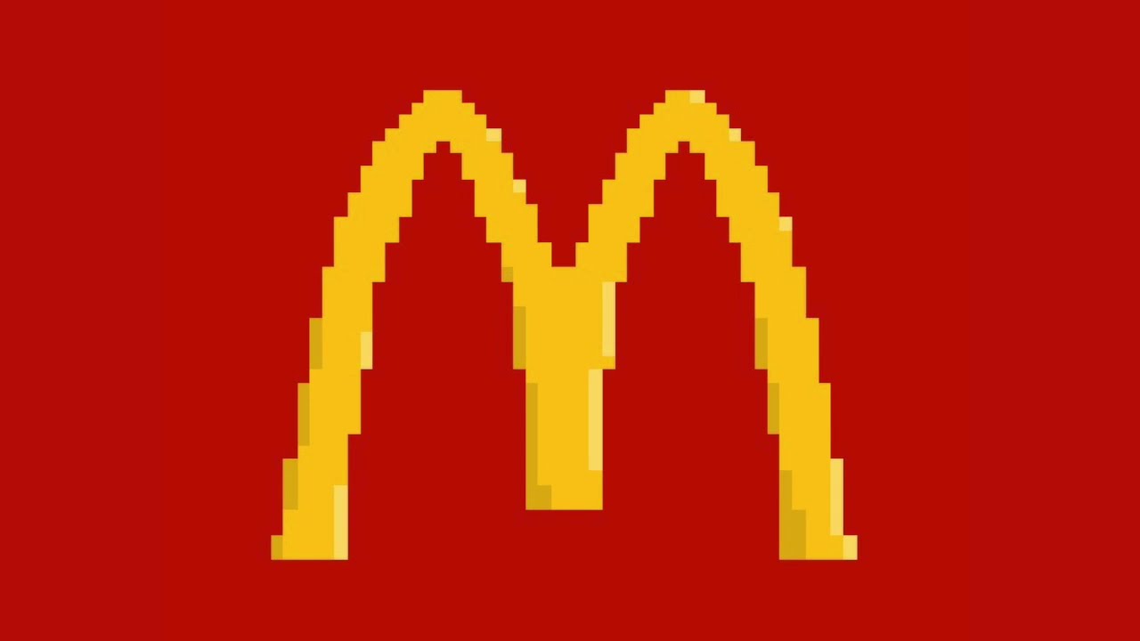 McDonald's logo Pixelated - YouTube