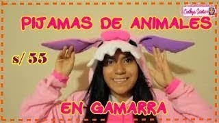 PIJAMAS DE ANIMALES EN A 75 SOLES - YouTube