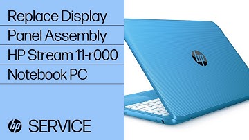 Replace the Display Panel Assembly | HP Stream 11-r000 Notebook PC | HP