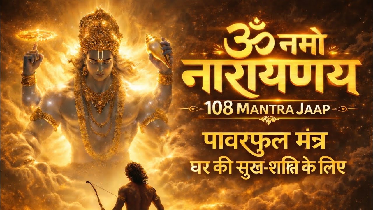 Om Namo Narayanaya 108 Times | Om Vasudevaya Namah | Vishnu Mantra for Protection
