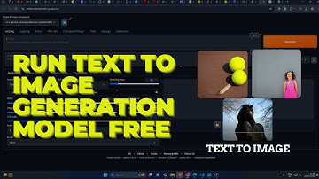 How to Run Text to image generation model with Google colab