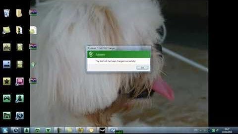 how to change start button (orb) on windows 7
