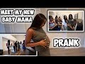 MEET MY NEW BABY MAMA PRANK ON FAMILY * i told them she's 8 months pregnant *
