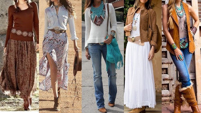 Chic Boho Style Outfits for 2023 Spring Summer. Boho Ideas for Outfit and  Inspirations. 
