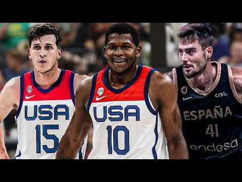 Team USA vs Spain Full Game Highlights - 2023 FIBA World Cup | August 13, 2023
