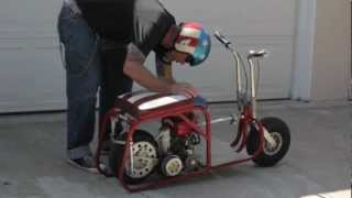 Folding Minibike: 1964 Fuji Motor Go Devil