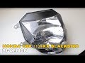 Honda CBR 1100XX Blackbird Bi-xenon projector Led Angel Eyes installation video