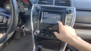 201517 Toyota Camry touchscreen unresponsive not working and broken cracked screen replacement fix