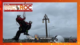 Multiple Water Rescues in Riverside County // Report on Conditions // February 14, 2024