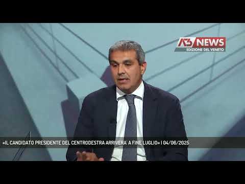 «IL CANDIDATO PRESIDENTE DEL CENTRODESTRA ARRIVERA' A FINE LUGLIO» | 04/06/2025