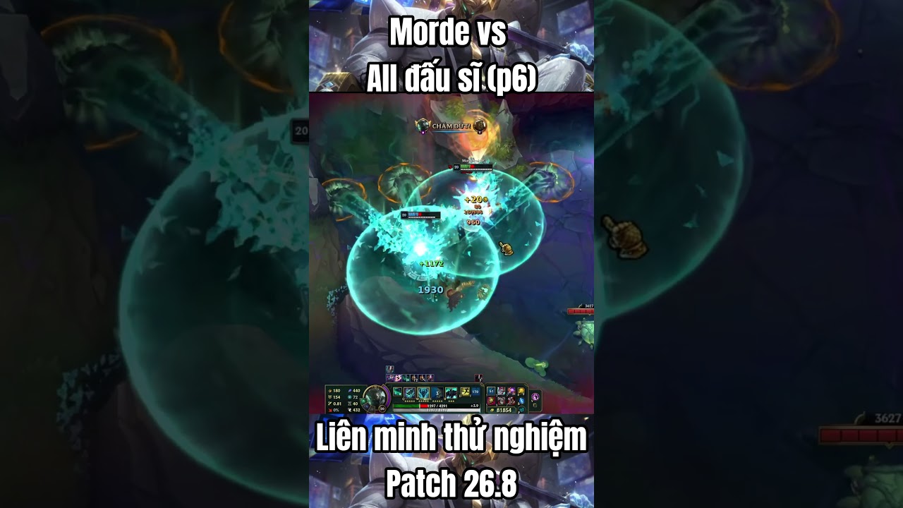 #6 - Mordekaiser vs All đấu sĩ. Morde vs Anh mực Iilaoi! Ai sẽ chiến thắng?