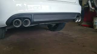 Audi B8 A4 Quads Tips w/ Diffuser Install