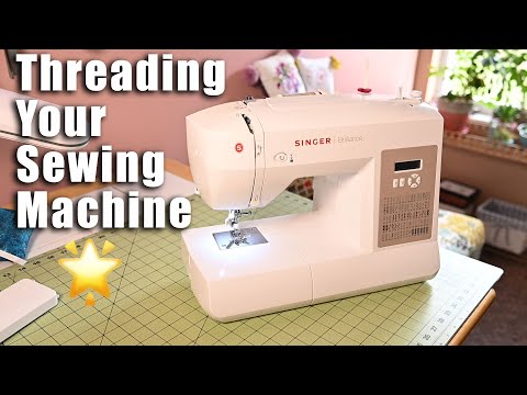 THREAD YOUR SEWING MACHINE | Singer Brilliance 6180 Sewing Machine