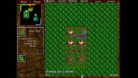 Warcraft 2 - Chop Game (Custom Map) - 2023