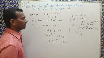 10th class maths | progressions exercise :-6.5 Q.no. 5 | sri pragna 10th maths