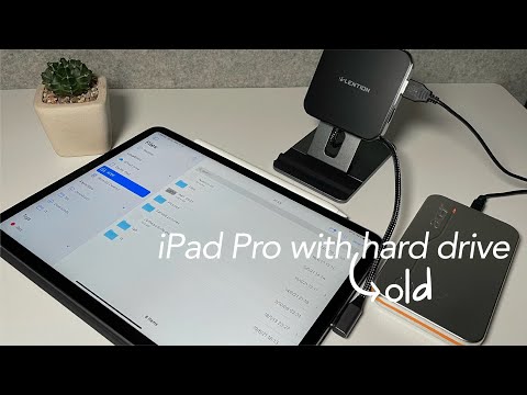 How to connect an old external hard drive to iPad Pro