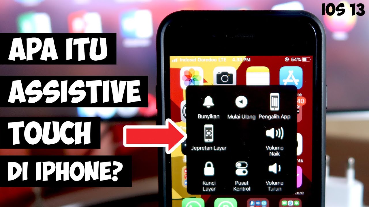 Cara Menggunakan Assistive Touch di iPhone | Contoh di iOS 13 - YouTube
