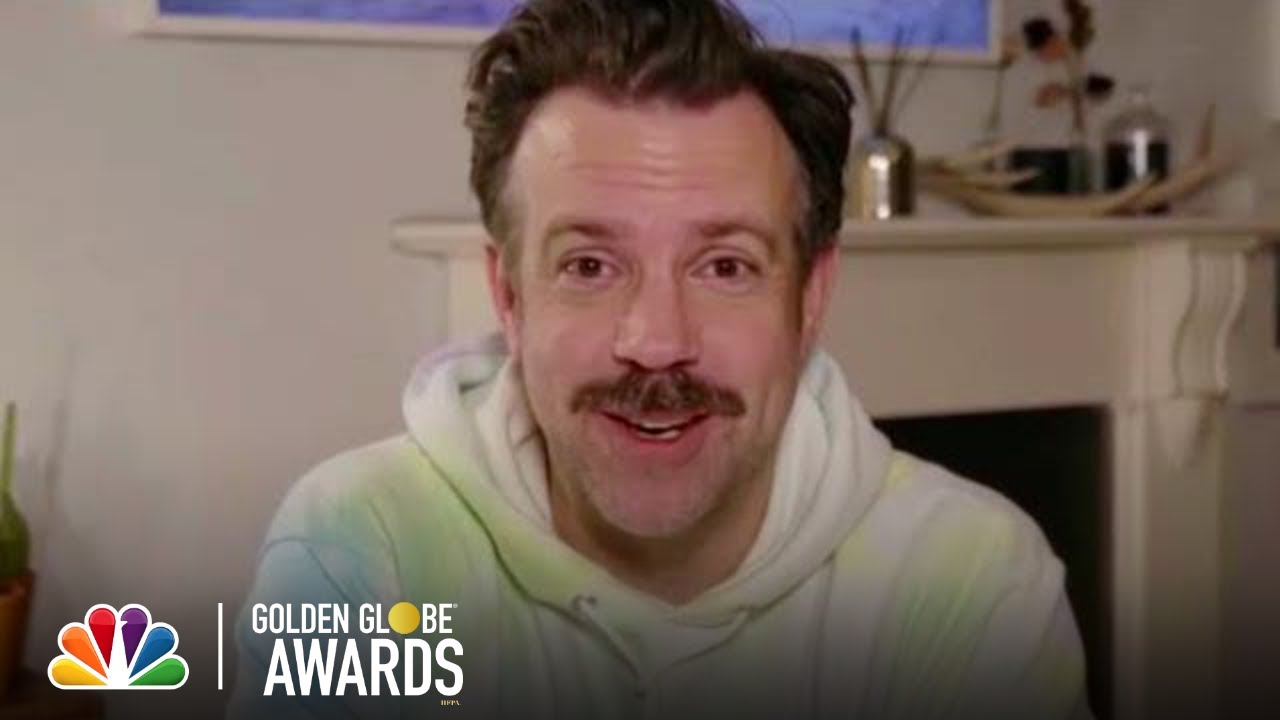 Jason Sudeikis wins best comedic actor for 'Ted Lasso.'