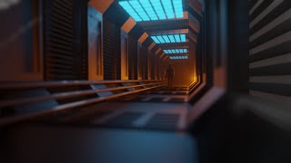 Sci-fi Corridor blender.