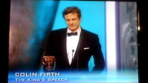 Colin Firth wins Best Actor @ the 2011 BAFTA