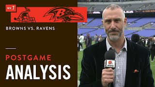 Browns vs. Ravens Postgame Analysis | Cleveland Browns