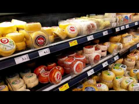 Portugal: Mercado preços e queijo gigante