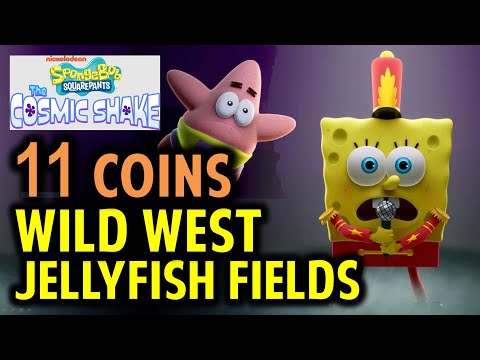 Wild West Jellyfish Fields: All 11 Coins Locations | SpongeBob SquarePants The Cosmic Shake