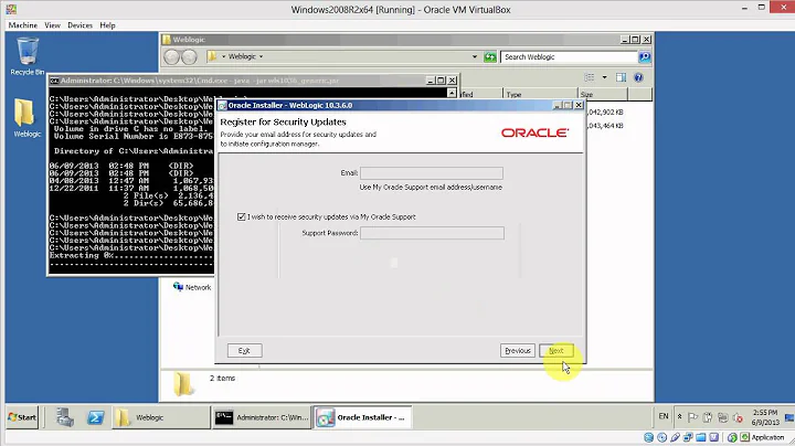 OTM 6.3.1. Installation Guide (Windows) - Part 8 - Installing Weblogic