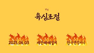 한국앤컴퍼니. 개인매매일지